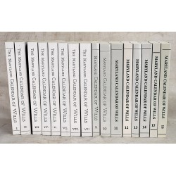 The Maryland Calendar of Wills, Vol. 1-16 (1738-1777)